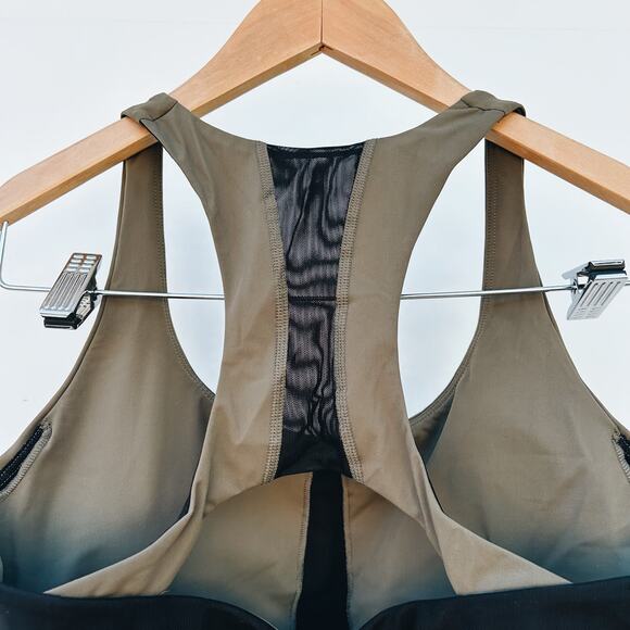 Whoop Any-Wear Sports Bra Workout Gear 4.0 Olive Green Medium Racer Back - Picture 7 of 9